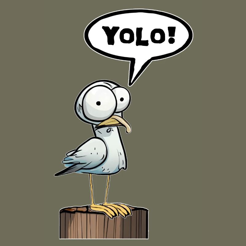 Seagull Speech Bubble Yolo
