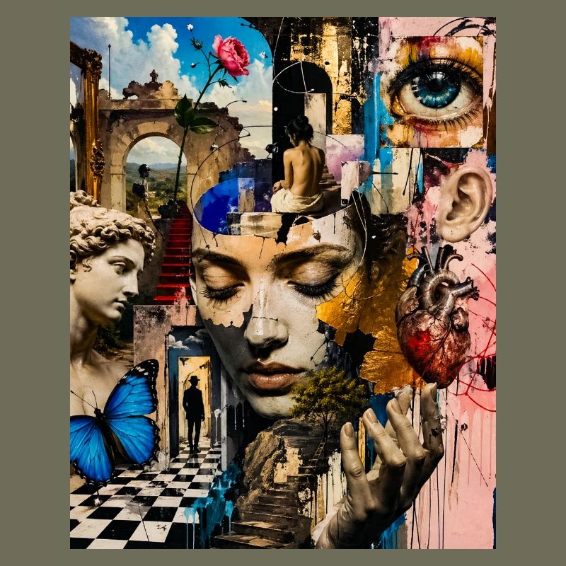 Surreal Collage Portrait