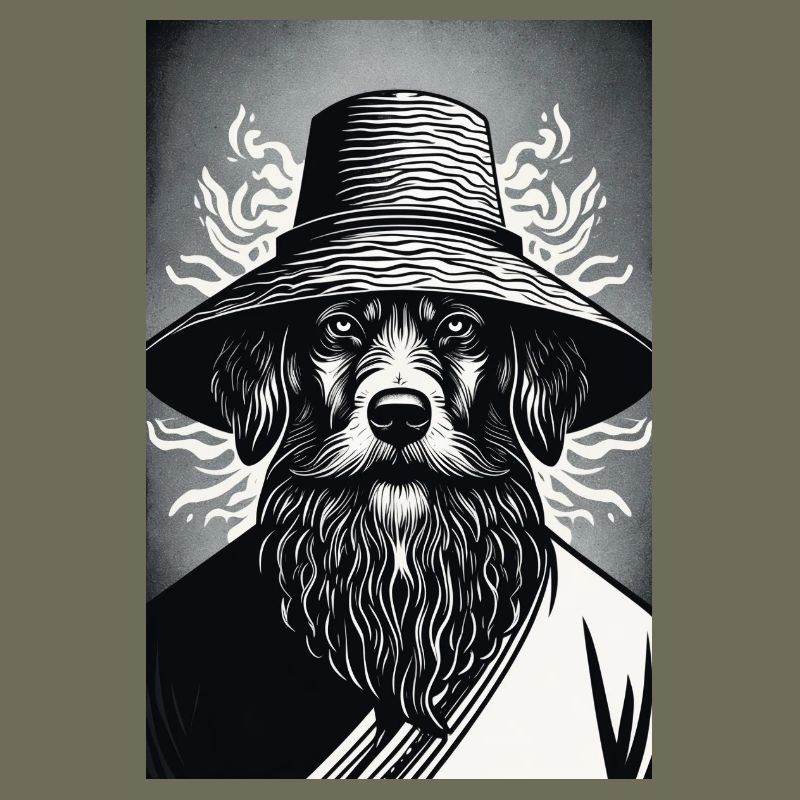 Der wachsame Hund