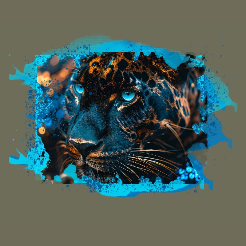 wildcat,tiger,leopard,sequins,glitter,gold