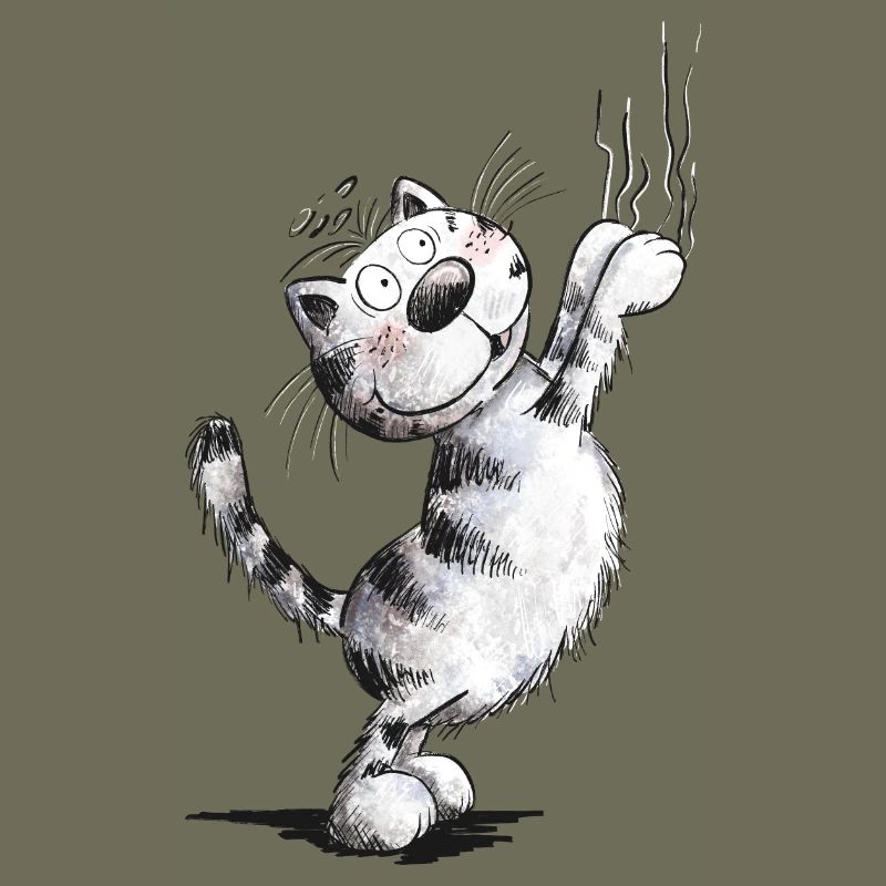 Drôles de griffures de chat