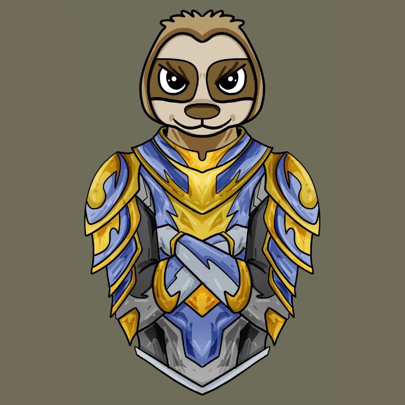 Knight Sloth cool