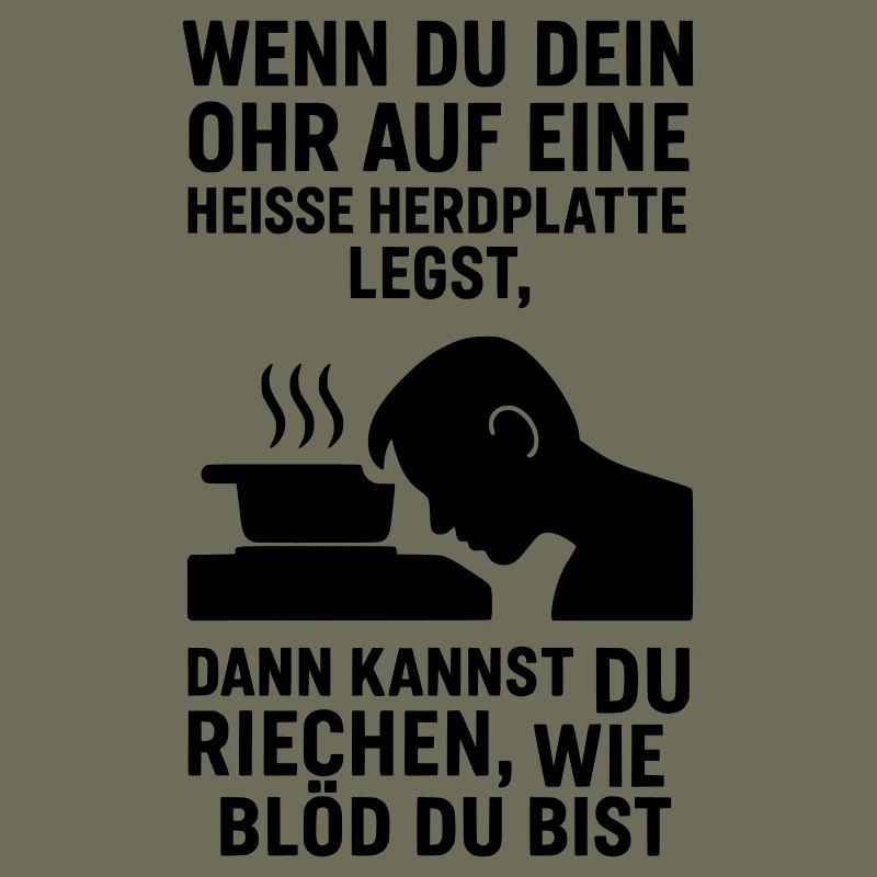 herdplatte idiot blödheit