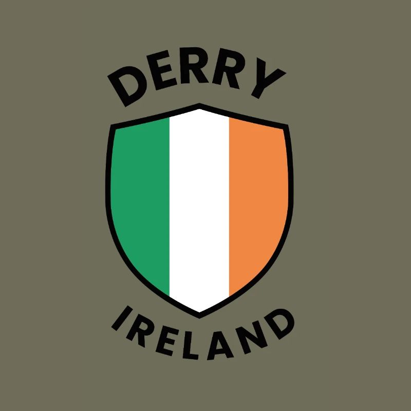 Derry Ireland Schild-Design