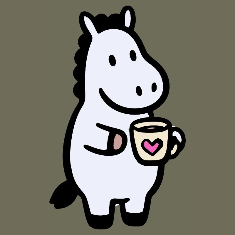 HerzHippo Kaffee Begleiter