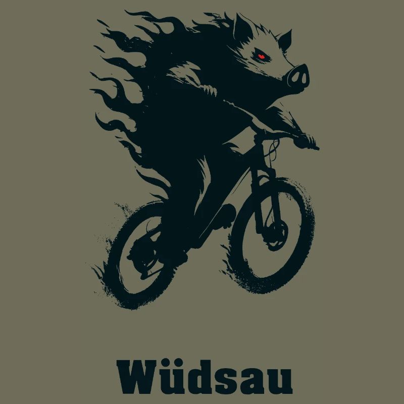 Flame steed on wheel
