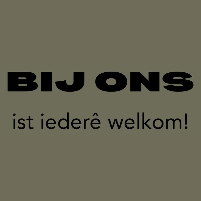 Everyone is welcome here – Antwerp dialect