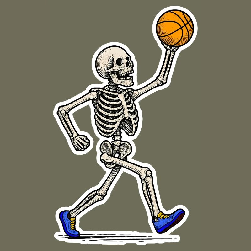Basketball Skeleton Slam