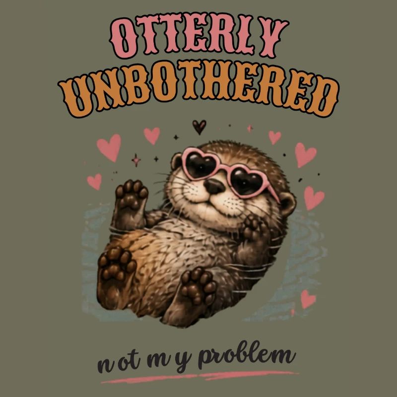 Otterly Unbothered Not My Problem