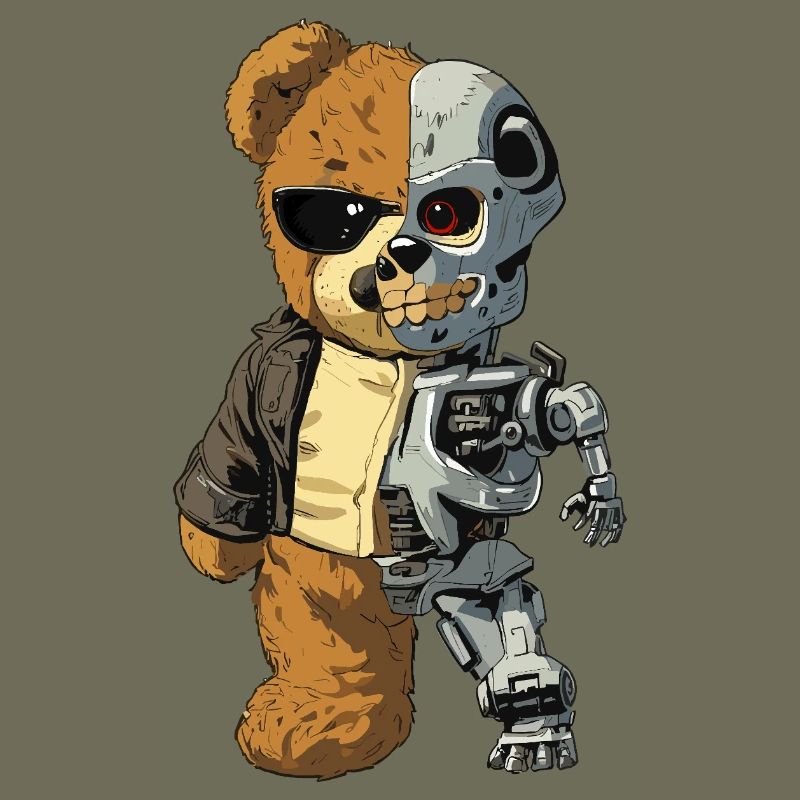 Bear Robot Cyborg