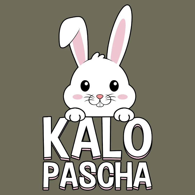 Kalo Pascha Greek Easter Bunny Orthodox Easter