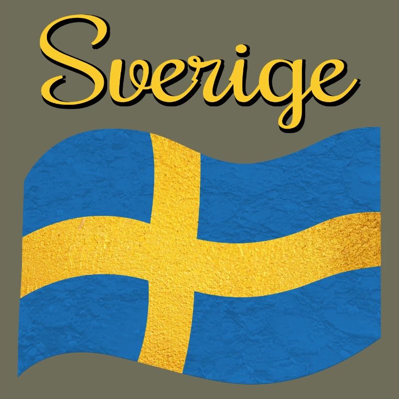 Le drapeau de la Suède Sverige