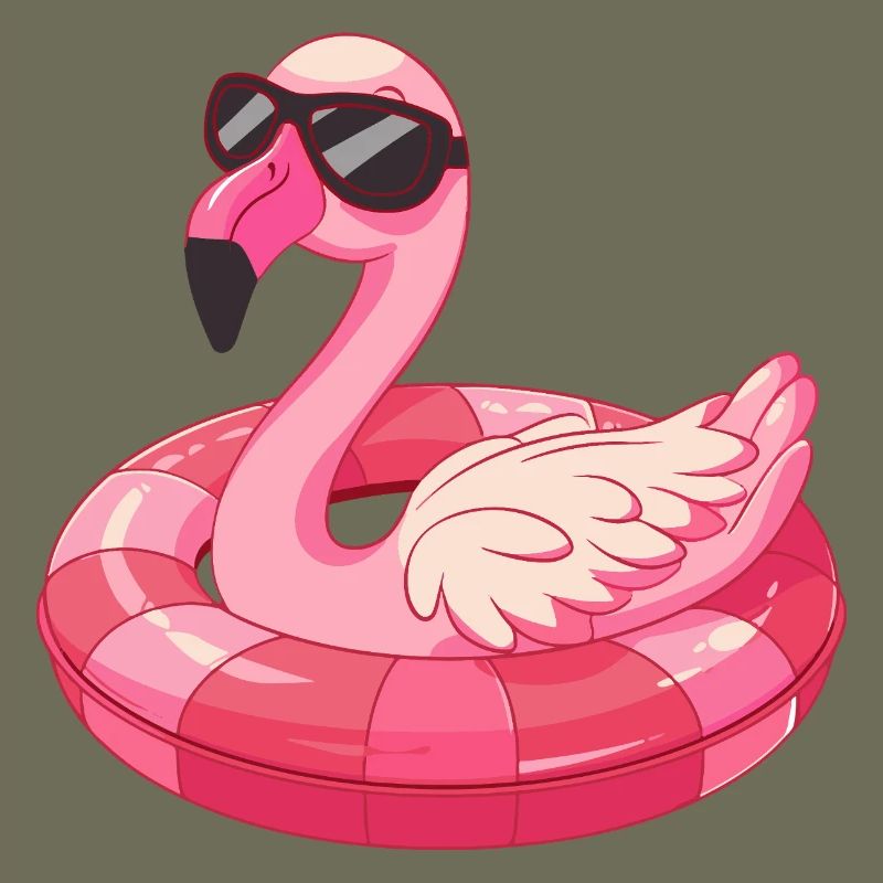 Flamingo Comic Cool