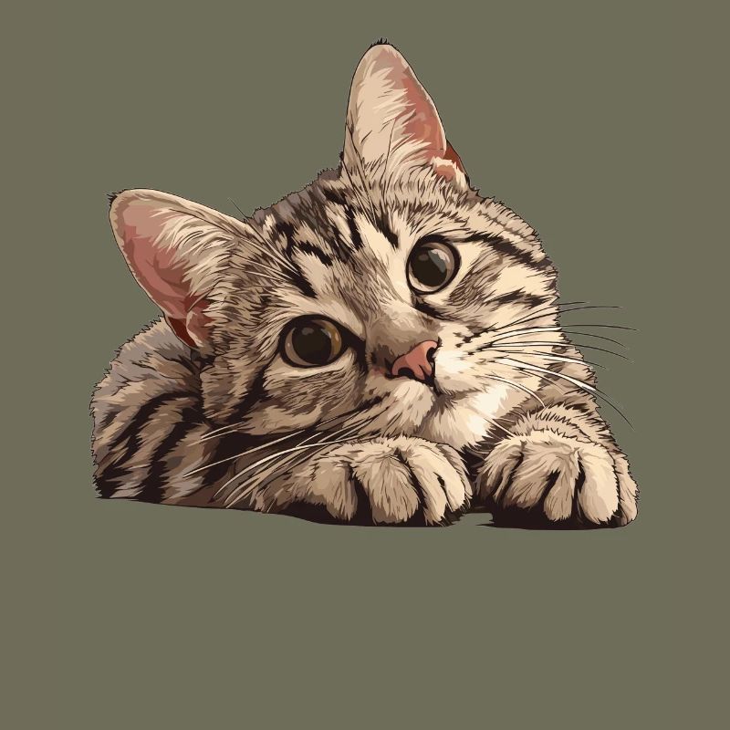Tabby Kätzchen Tabby Katze