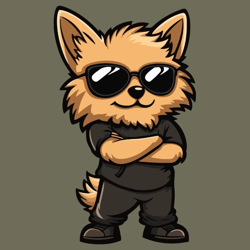 Zwergspitz Hund Comic