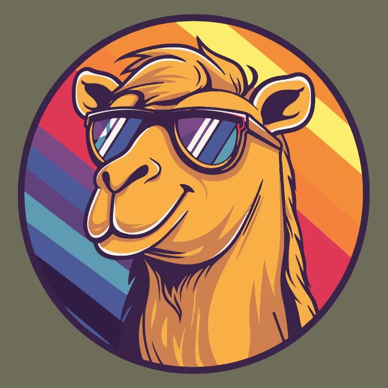 Kamel Comic Cool Sommer