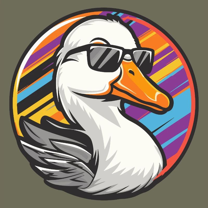 Gans Comic Cool Sommer