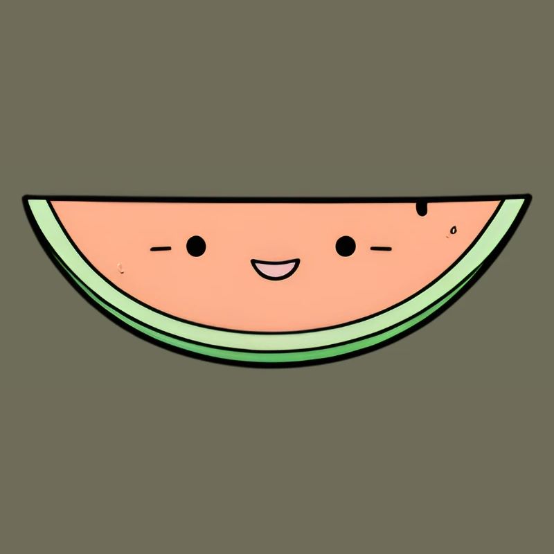 Kawaii Melonenscheibe