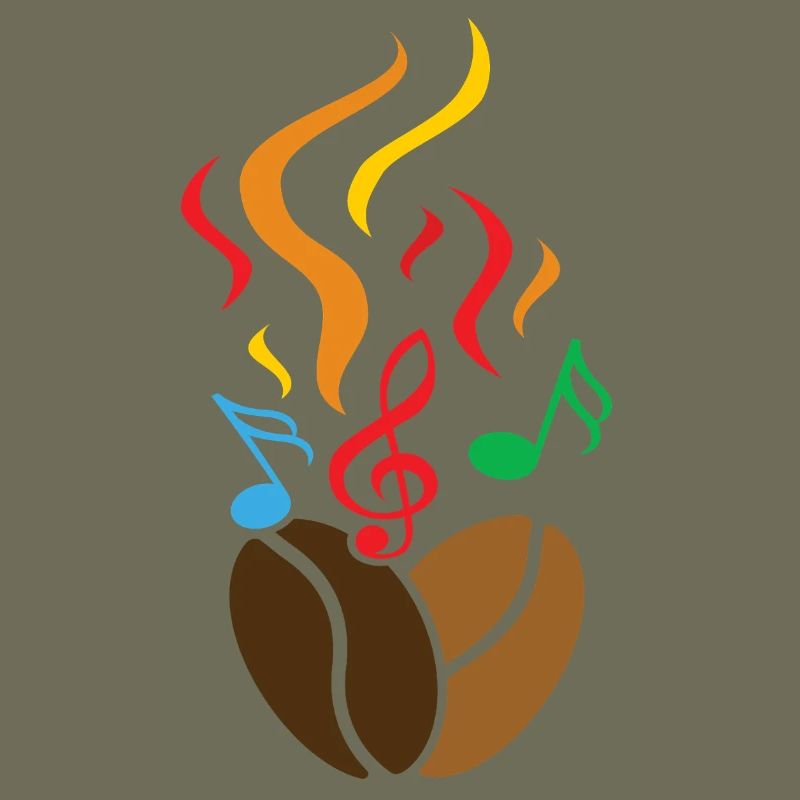 Kaffeebohnen mit Noten