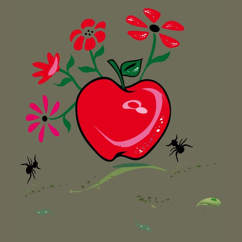 Pomme, Salutation Fleur, Fourmis