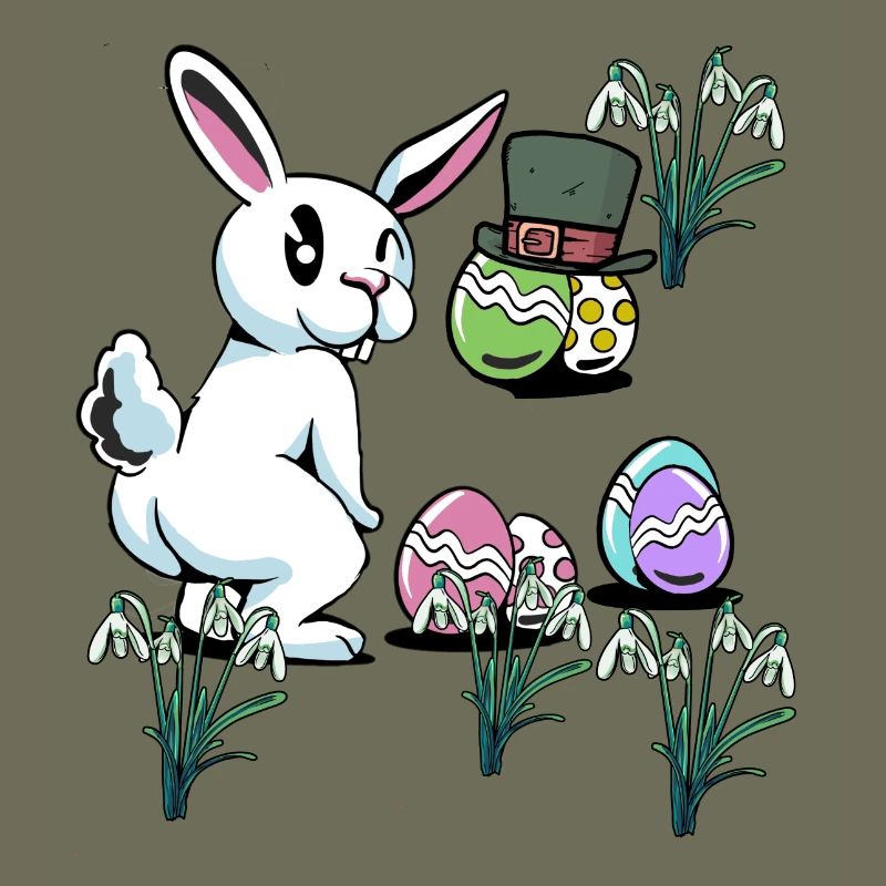 Floppy Ear Child Easter Eggs Hat Rodent Rabbit