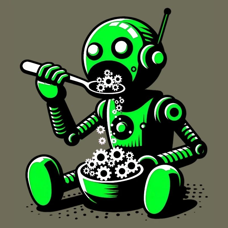 Außerirdischer außerirdischer Roboter