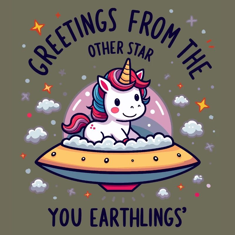 Licorne vue de l’espace