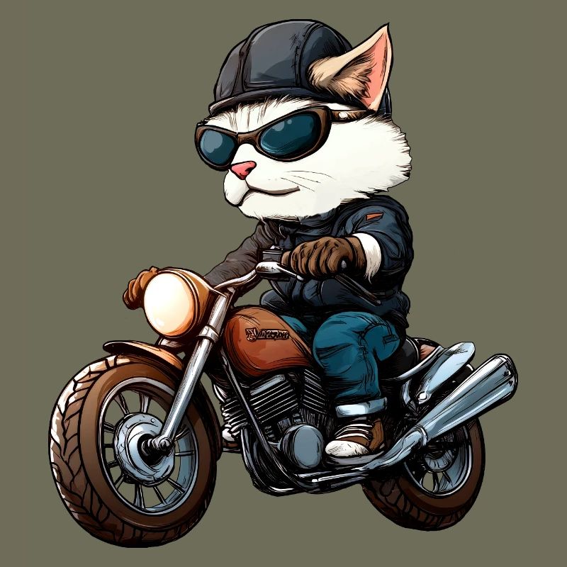Chat Motard