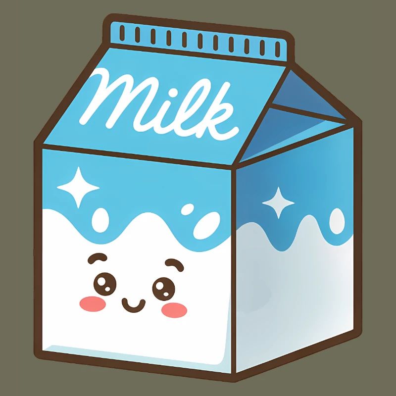 Kawaii Milch Karton