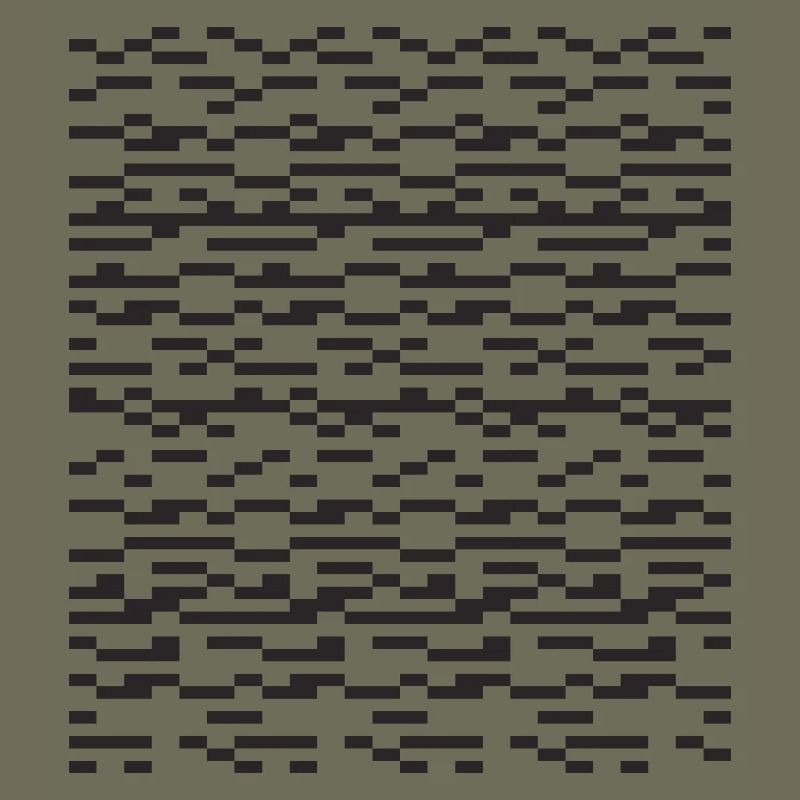 Noir Stripe pixeliges Glitch Grid