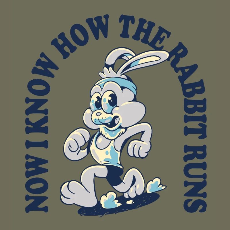 Now I Know How the Rabbit Runs – Denglisch Spruch