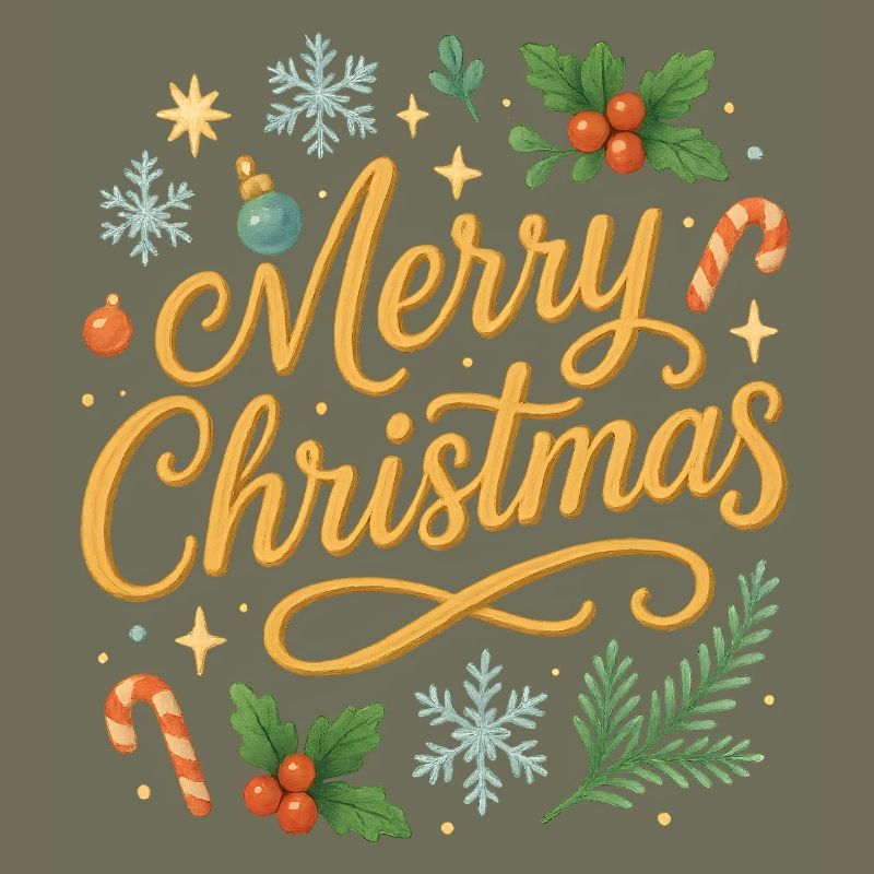 Lettrage de joyeux Noël