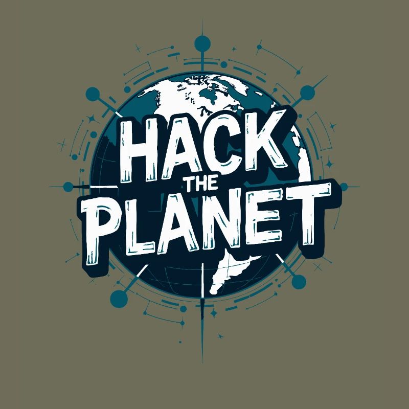 Globe Hack Motif – Planetary Techstyle