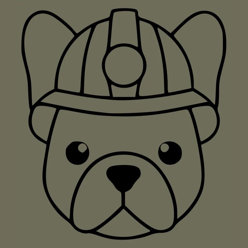 Frenchie Bergarbeiter Helm Lampe
