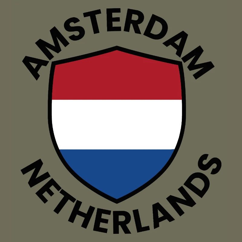 Amsterdam Shield Dutch Flag