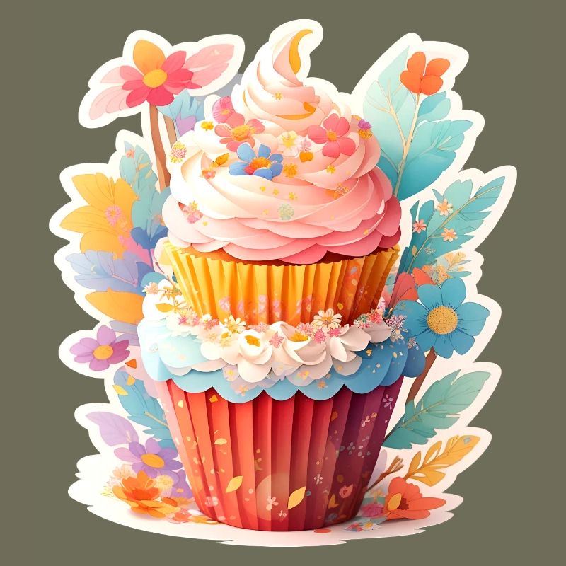 Flower Cupcake