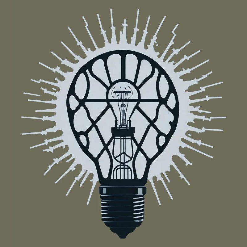Leuchtende Idee: Inspirations-Glühbirne