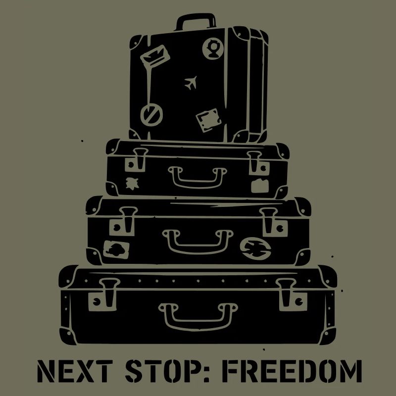 Suitcase Stack Freedom Travel