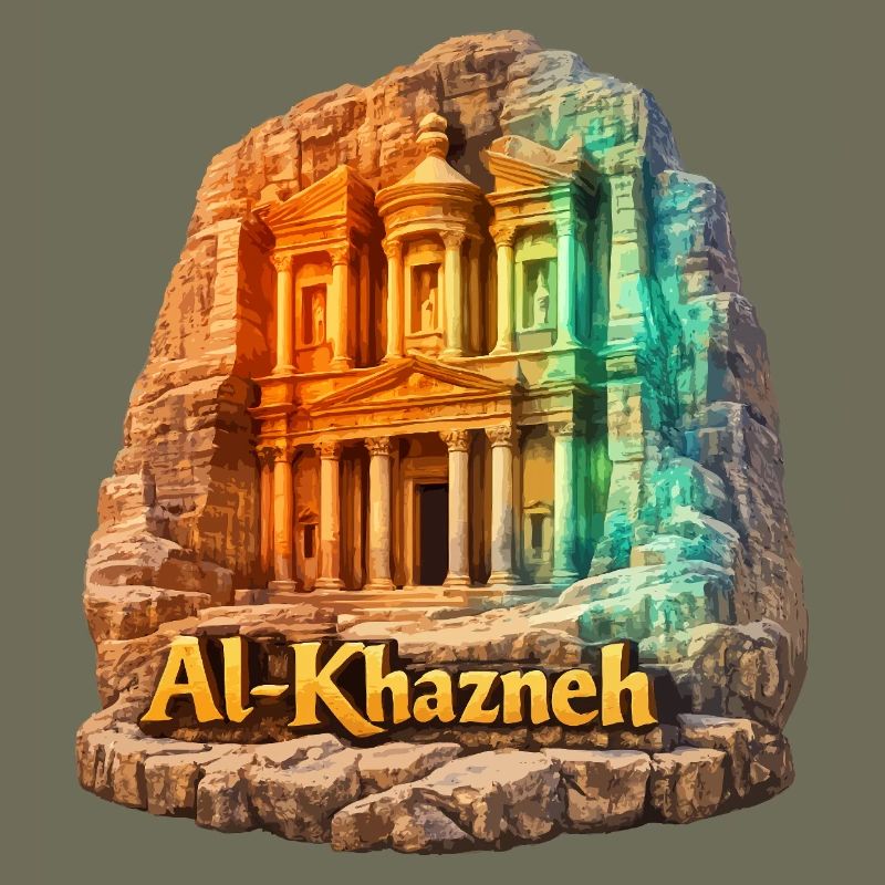 AlKhazneh Petra Regenbogen