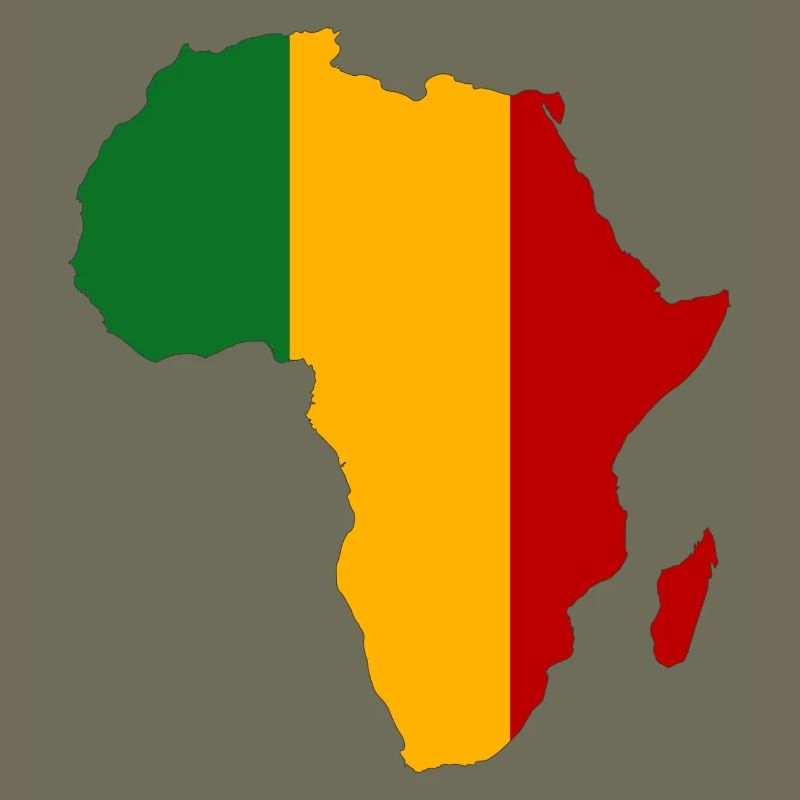 Mali Flagge Afrika
