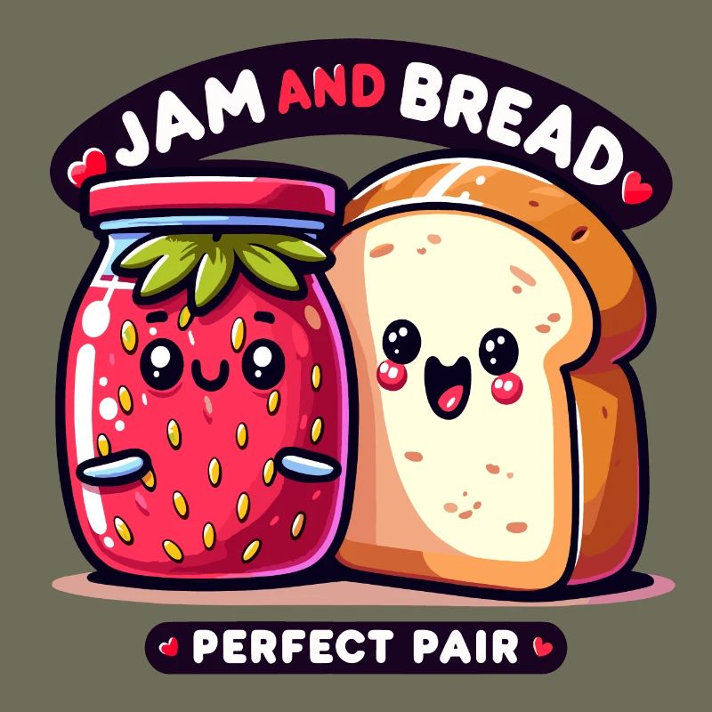 Jam and bread, the perfect pair