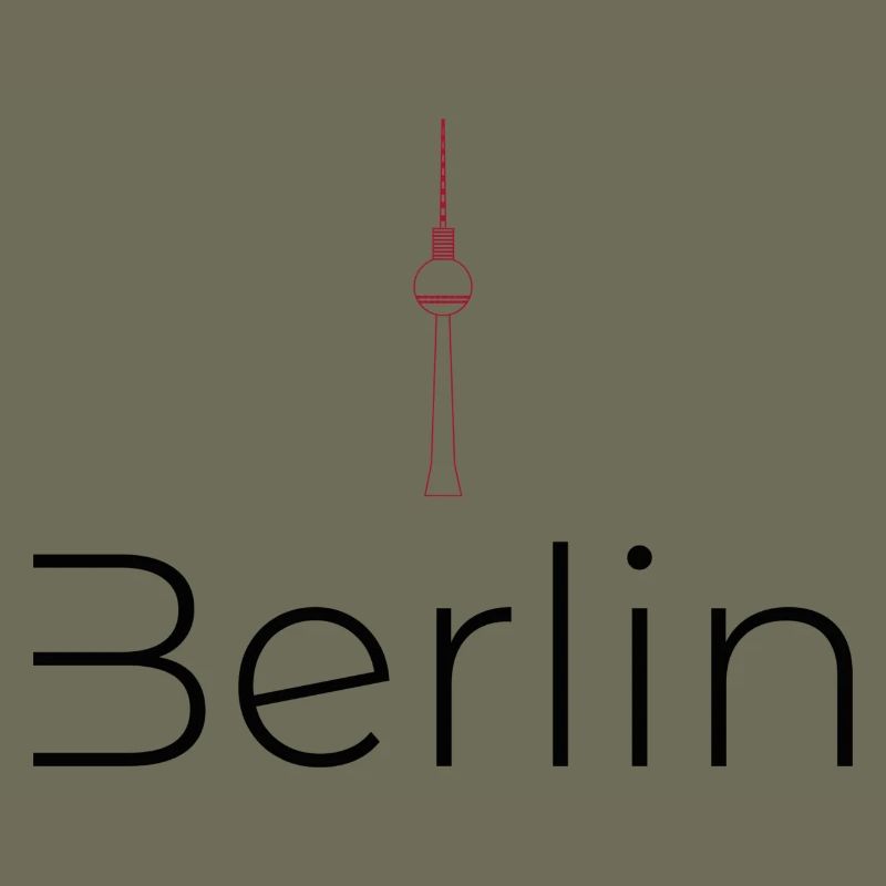 Berliner Fernsehturm Silhouette