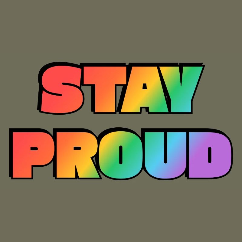 Stay Proud Rainbow Gradient