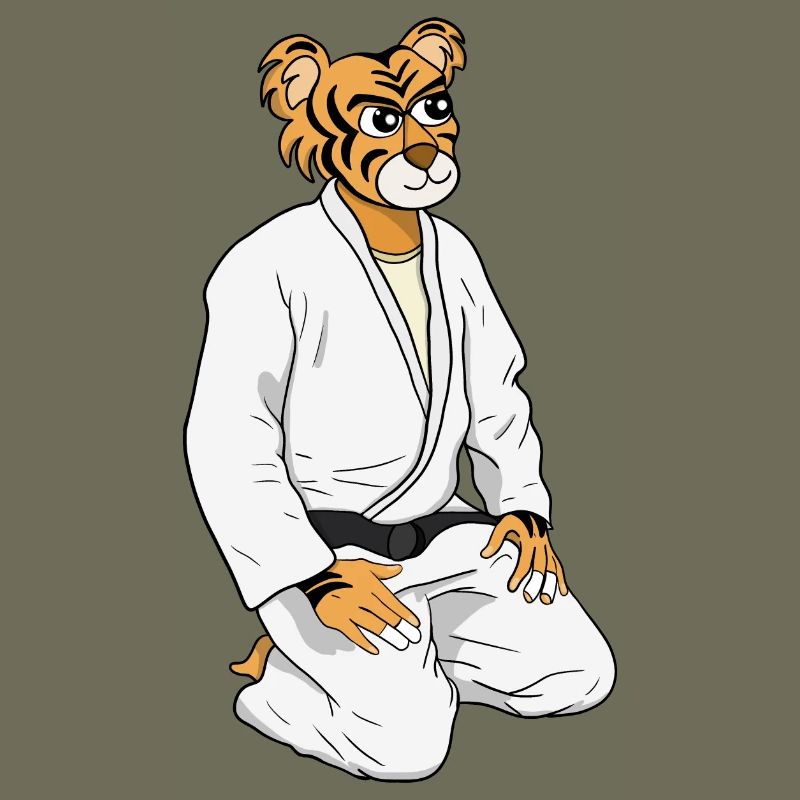 Sei ein Tiger