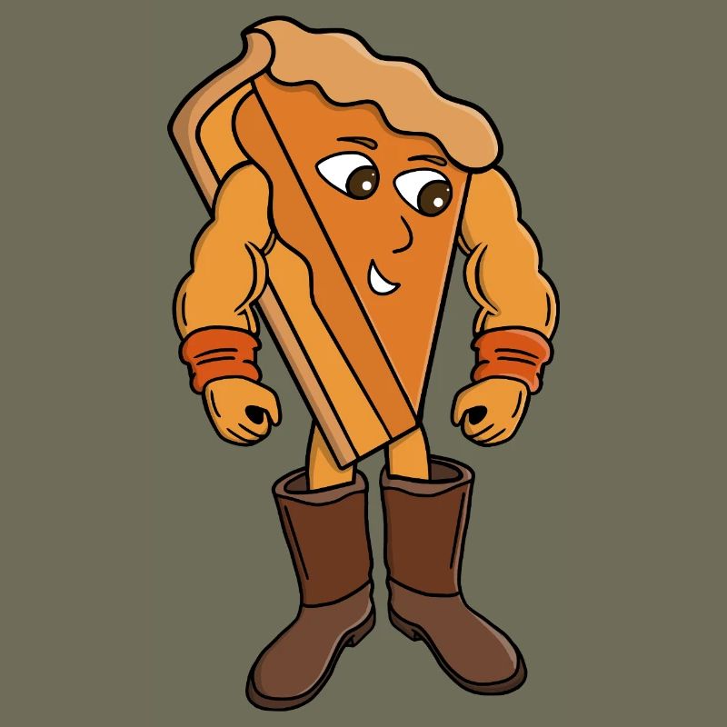 Strong Pie Wearing Boots