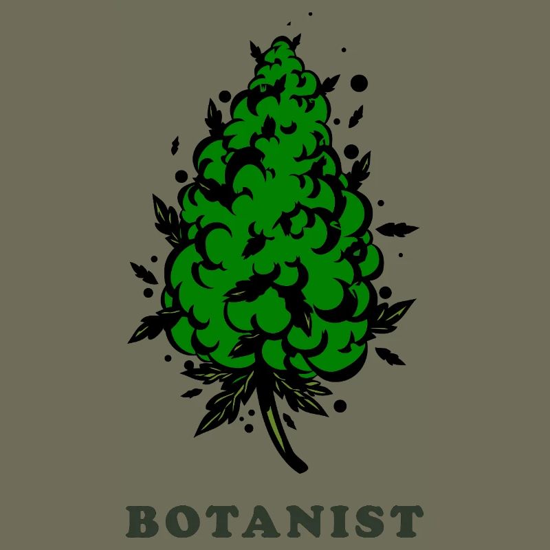 Botaniker. Bud Silhouette