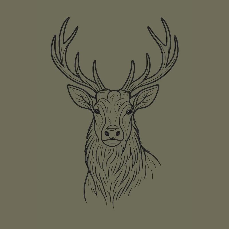 Modernes Hirsch-Design