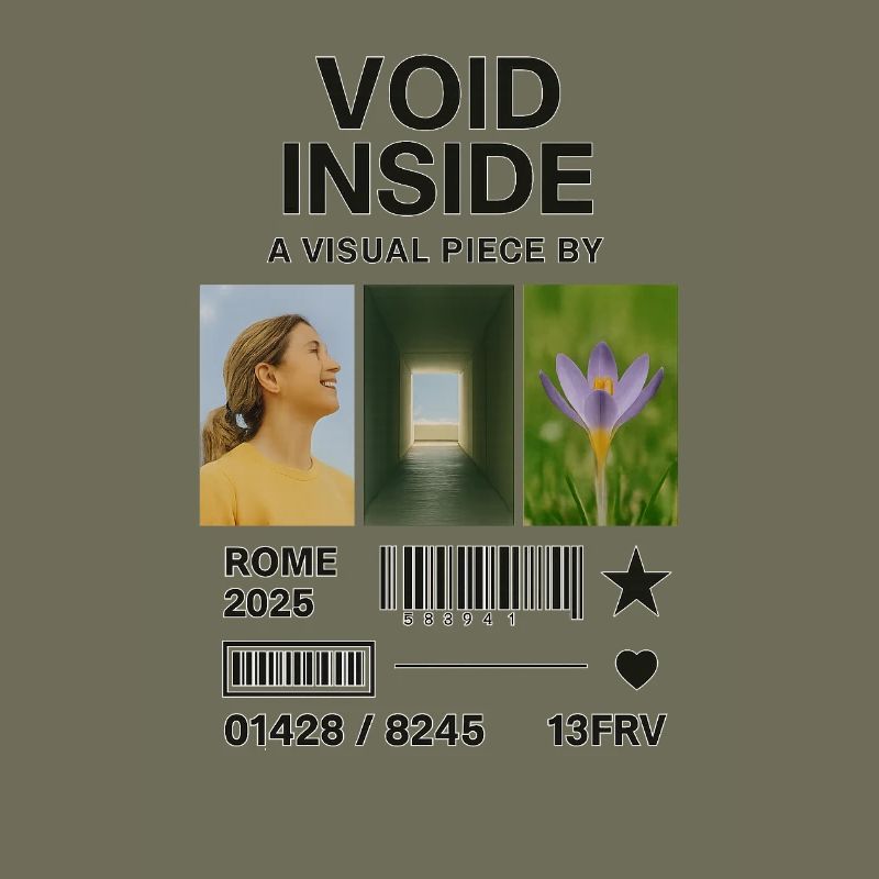 Inner Void: Collage Light Flower