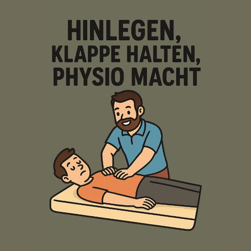 Lie down, shut up, physio POWER