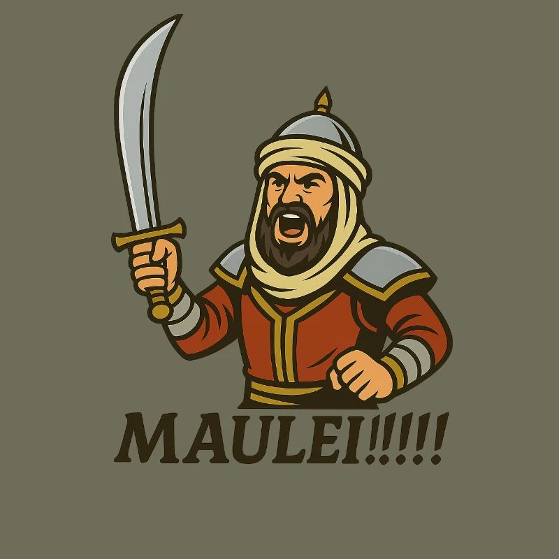 ⚔️ Arabischer Krieger mit Bart – „Maulei!!!“